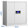 Yanran safe cabinet file cabinet iron cabinet employee cabinet information cabinet electronic password lock file cabinet steel anti-theft password cabinet single section electronic password - no drawer 0.8mm
