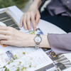 CITIZEN Eco-Drive Flower Whispering Wind Series Fritillaria Dial Simple Fashionable Trendy Women's Watch EM0530-81D