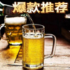 Enshousu acrylic beer cup 480ml580ml large capacity draft beer plastic tea transparent cup ktv drink bar acrylic anti-fall plastic cup 480ml 40 pieces thickened and high temperature resistant