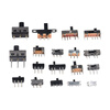 Toggle switch single row in-line patch horizontal small and micro power supply sliding gear fluctuation band 2/3 gears 3/4 feet SS12D10G5 toggle switch 2 gears 3 feet (2 pieces) No specifications