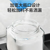Mengting seasoning box salt shaker glass seasoning jar set household seasoning bottle kitchen stainless steel lid seasoning jar