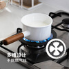Shuangshan gas stove bracket kettle small milk pot auxiliary pot holder universal kitchen natural gas stove stand holder anti-slip four-leaf clover type suitable for pots and pans within 17cm