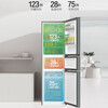 Haier refrigerator 226 liters three-door multi-door refrigerator ultra-thin first-class energy efficiency air-cooled frost-free -30 cryogenic quick-freezing frequency conversion energy-saving household small capacity refrigerator 226 liters first-class energy saving + food-grade safety material + healthy black gold purification