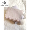 Casa-kupsCK bunny short wallet female Korean version cute small fresh folding mini niche student wallet ins trend pink