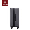 CROWN suitcase password trolley case large capacity universal wheel student suitcase CF2021H graphite black 25 inches