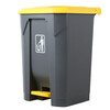 Chaobao foot-operated trash can large thickened flip-top kitchen commercial outdoor sanitation foot-operated barrel 30 liters - foot-operated trash can
