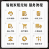 Can be connected to Xiaomi Mijia whole house smart home package system design plan to customize villa home curtains three bedrooms and two living rooms whole house smart package
