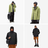 Jiao Nei Oxygen 303Proof Men's Three-Proof Single-shell Jacket Outdoor Hiking Commuting Jacket Warm Windproof Jacket New Black M