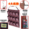 Hotel guest room work cart rag bag hanging bag cleaning cart linen cart tool distinction towel storage classification five colors 5-port vertical row (tie) no steel pipe