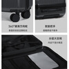 Jingsu suitcase women's boarding case trolley case men's suitcase lightweight student password suitcase 20 inches black