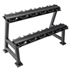 Dumbbell rack for home men's dumbbell A-frame small bracket storage gym commercial six pairs of rack bracket set double layer 6 pairs of dumbbell rack dumbbell rack