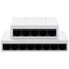 TENGFEI 5-port 100M eight-core switch, five-port network cable network splitter, home dormitory monitoring fool-type router splitter, compatible with Gigabit