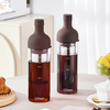 CLITON cold brew coffee pot filter cold brew cup coffee filter pot cold kettle teapot ice drop pot cold brew bottle 1L