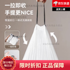 Large garbage bag thickened drawstring portable large roll drawstring garbage bag household thickened portable pull-out cleaning bag pull-bag garbage extra thick tear-free pull-type belt 100 pieces 2 rolls
