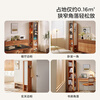 Lin's home entrance rotating full-length mirror full-body fitting hole board bookshelf bookcase floor-standing home turning wall QA1I Yage series