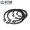 Guwan base shaft circlip spring retaining ring buckle C-type circlip shaft card external shaft circlip bearing 65MN manganese GB894 12 (200 pieces) 65 Meng