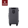 CROWN suitcase password trolley case large capacity universal wheel student suitcase CF2021H graphite black 25 inches