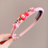 MKING PRETTY children's bangs broken hair artifact hair hoop girls hair accessories anti-slip hairpin head hoop does not strangle the little girl's head Christmas gift