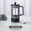 French press coffee pot hand brewing pot household French coffee machine filter glass teapot hand brewing cold brew pot black gray 1000ml