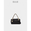 ELLE Women's Bag 2025 New Bag Diamond Chain Toast Bag Women's Handbag Fashion Versatile Shoulder Bag Official Black