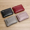 Ye Yuzhen Soft Leather Coin Purse Women's Mini Soft Leather Mother's Zipper Key Thin Small Wallet Coin Small Coin Bag Lotus Purple Standard Edition Affordable