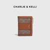 CHARLIE&KELLICK品牌新款包包女款2026年钱包女式时尚高档钱包短款复古零钱包 棕色【情人节礼物送女朋友走心】