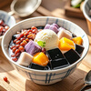 Baizuan honey bean 400g household filling ready-to-eat red bean cooked sugar natto dessert double skin milk tea shop baking ingredients