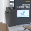 Jingbaodun commercial trash can with lid large large capacity square industrial storage bucket 60L blue square with lid