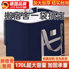 BIBK moving dormitory packing bag, quilt storage, waterproof and moisture-proof clothes, portable student accommodation luggage, thickened Oxford cloth, moisture-proof and mildew-proof, double-layer thickened 50L-navy blue, special for dormitories, reinforced Oxford cloth, waterproof/foldable/bearing 300 pounds