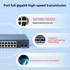 Hikvision full Gigabit three-layer core switch 2448 ports 10G aggregation Ds3E3728E 24-port Gigabit + 4-port 10G/Gigabit optical port DS-3E3728 Gigabit switch does not support POE