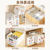 SIVASS Desktop Storage Box Drawer-type Sundries Snacks Cosmetics Organizing Box Rectangular Storage Basket Household Plastic Box Ivory White Medium 25*16*10cm Sticker Style
