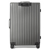 Goldlion suitcase 24-inch checked large-capacity password trolley case for men and women business trip suitcase Valentine's Day and Spring Festival gift silver gray FC334006-P2468 24-inch checked luggage required (suitable for 6-10 day short trips)