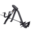 Climbing dragon commercial t-bar rowing machine training device gym comprehensive strength equipment standing T-shaped deadlift back incline bent over T-shaped pull back rowing all black without bells