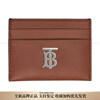 Burberry (BURBERRY) TB logo cowhide and leather card holder card holder wallet portable women's malt brown New Year's gift basic package (bag + dust bag)
