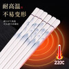 Ceramic chopsticks Newbies enjoy 0.01 Jingdezhen household mildew-proof chopsticks antibacterial high-grade 10 pairs received 17.8 5 pairs (photo quantity 2 - received 10 pairs) Qianlijiangshan