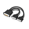 DMS59-pin to dual VGA female adapter cable, one-to-two same-screen dual-display HD cable, 0.25 meters JN-IVD504