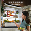 Midea Midea Xiongdundun series 603 flat-screen fully embedded cross-fold four-door machine with double system sterilization and frost-free renewal subsidy household refrigerator BCD-603WUSPZM (E)