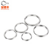 Baodefeng 304 stainless steel new aperture round key ring thickened size circle practical iy car key chain accessories aperture 1.8x25mm (20 pcs)