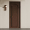 Solid wood door, bedroom door, all solid wood composite painted door, mid-century style set door, room door, interior door, high-end wooden door, solid wood composite painted door A