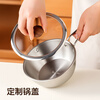 Onlycook household 304 stainless steel instant noodle bowl with lid and handle large capacity noodle pot small soup pot soup bowl