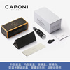 CAPONI pure titanium myopia glasses for science and engineering men's ultra-light half-frame color-changing anti-blue light flat glasses for women's gentle eyebrow shape can be adjusted to the degree