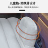 OLOME Car Rear Sleeping Mat Car Inflatable Bed Sleeping Artifact Car Back Seat Folding Bed Filling Mat Universal for Trams Wave Gray + Long Support + Electric Pump