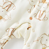 Tongtai (TONGTAI) baby jumpsuit autumn and winter pure cotton quilted baby clothes newborn cotton romper yellow 80cm