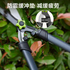 Deli green pruning branch scissors, large scissors, lawn flowers, hedge garden scissors, sapling scissors for fruit tree scissors, wave blade non-slip hedge shears 600mm