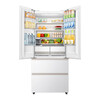 Hualing Shenji 518 automatic ice making dual system 60cm thin zero-embedded French multi-door four-door refrigerator first-class energy efficiency HR-518WUF ice making