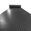 Pupan 4/5mm insulating rubber mat beef tendon floor mat waterproof and wear-resistant PVC board warehouse factory workshop channel oil-resistant floor rubber 4.0-4.2mm red 0.8 meters wide * 1 meter long_ Buy a few meters and fill in a few pieces