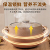 Yingjing Craftsman Yingjing Casserole for Soup and Stew Household Casserole Unglazed Casserole Soup Pot for Stewing Meat and Porridge Old-fashioned Traditional Earthen Casserole Ancient Method Fine Cooking (2-5 People) 4.5L