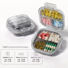 Jinlongxing pill box seven days a week medicine dispensing box portable medicine reminder large capacity portable medicine dispenser