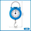 Spring scale portable scale smart and convenient high-precision electronic scale home express small portable scale with hook scale portable scale - (blue 1 pack)