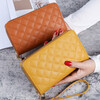 Ye Yu 2025 New Touch Screen Wallet Women's Long Double Zipper Clutch Fashion Large Capacity Soft Wallet Mobile Phone Bag Red